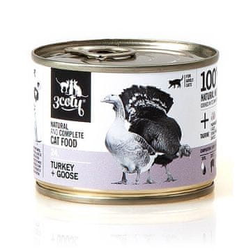 slomart 3COTY Mokra hrana za mačke, puran in gos, 180g
