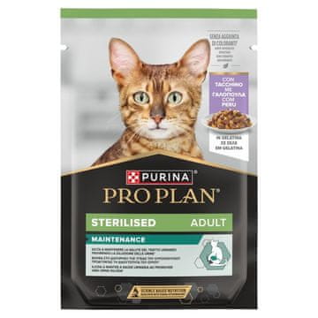 Purina PURINA Pro Plan Sterilised Adult Maintenance Turkey v omaki - mokra hrana za mačke - 85g