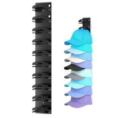 HOME & MARKER® Stenski organizator za kape, prostorsko varčen, enoslojni prikaz | CAPGRAM