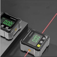 Vixson Magnetni digitalni merilnik kotov 360° z laserskim vodnikom, natančnost ±0,2° | DIGIVAGA