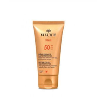 Nuxe Krema za sončenje za obraz SPF 50 Sun (topljiva krema z visoko zaščito) 50 ml