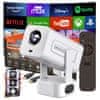 ZENWIRE Zenwire Imc360 Mini Prenosni Projektor Android 13 Wifi 360 Full Hd 4K Za Mobilne Telefone