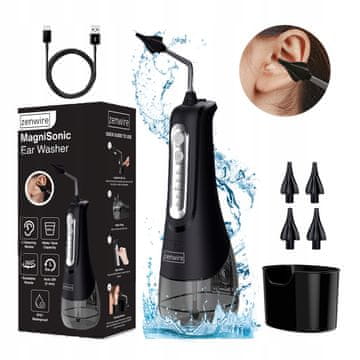 ZENWIRE Brezžična Naprava Za Čiščenje In Izpiranje Ušesnega Voska