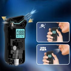 ZENWIRE Profesionalni Policijski Alkotester Digitalni Alkotester Za Domačo Rabo Torch 5X Ustnik Zenwire Mr806