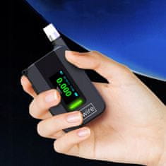 ZENWIRE Ai Professional Elektrokemijski Policijski Alkotest Brez Ustnika 6X Zenwire D1000 Ustniki