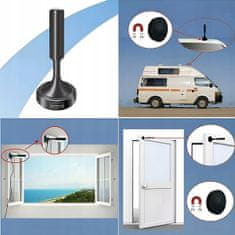 ZENWIRE Dvbt2 Hevc H.265 Notranja Močna 5M Zenwire Hdat20 Antena Za Prizemno Televizijo