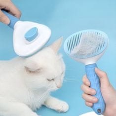 MG Brush samočistilna krtača za dlako, modra