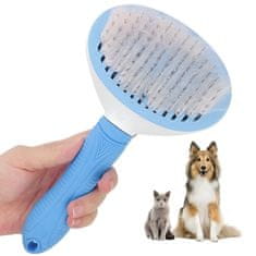 MG Brush samočistilna krtača za dlako, modra