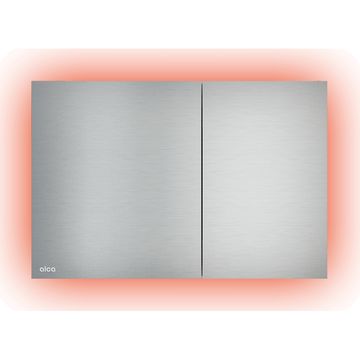 Alca Plast Alcaplast Air Light R gumb za upravljanje MAT KOVINA Z OSVETLITVIJO OZADI (10/160) AIR LIGHT R
