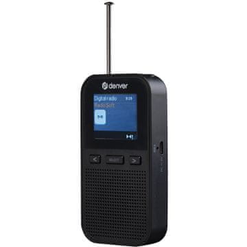 Denver Ročni DAB+/FM radio z vgrajenim zvočnikom