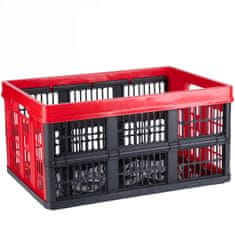 Dirt Devil zložljiv zaboj, 45 L, 53 x 37 x 27 cm, rdeč