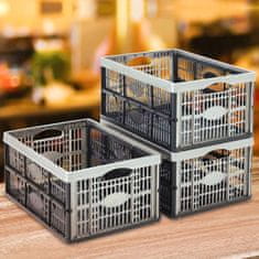 Dirt Devil zložljiv zaboj, 32 L, 47,5 x 35 x 23,6 cm, siv