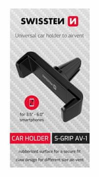 SWISSTEN s-grip av-1 nosilec za prezračevanje v avtomobilu (samostojni prodajalec)