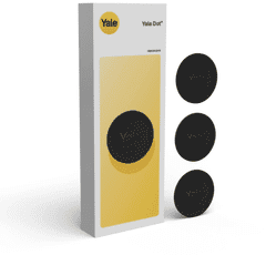 Yale Dot NFC oznaka za odklepanje pametnega ključavnice Yale Linis, 3 kos, črna