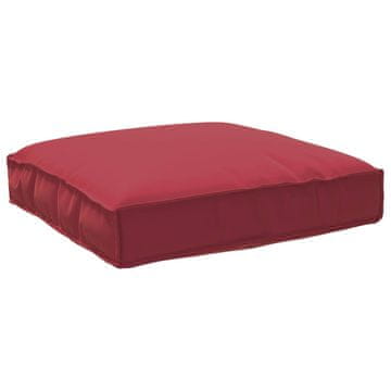 Vidaxl Blazina Vinorodna rdeča 80 x 80 x 12 cm Oxford tkanina