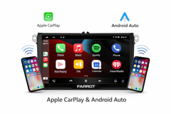 Farrot FARROT 2DIN multimedijski sistem Android 13 z 9" zaslonom, GPS in brezžično povezljivostjo