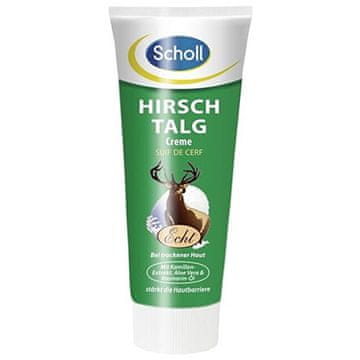 Scholl Zeliščna krema za suho kožo stopal in rok Hirsch Talg (krema) 100 ml