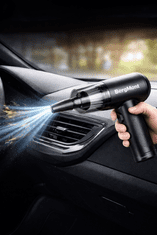 BergMont BergMont ročni brezžični avto sesalnik 5000Pa HEPA 2v1 – akumulatorski mini sesalnik s funkcijo pihanja za čiščenje avtomobila