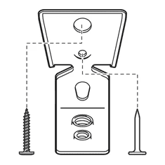 BOSCH Professional PRO FMI-M6/M8 kovinski stropni nosilec z notranjim navojem, 100 kosov (1600A03C2T)
