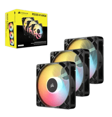 Corsair RS120-R ventilatorji, z obratnim rotorjem, 120mm, komplet treh kosov (CO-9050196-WW)