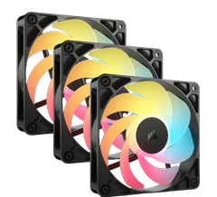Corsair RS120-R ventilatorji, z obratnim rotorjem, 120mm, komplet treh kosov (CO-9050196-WW)