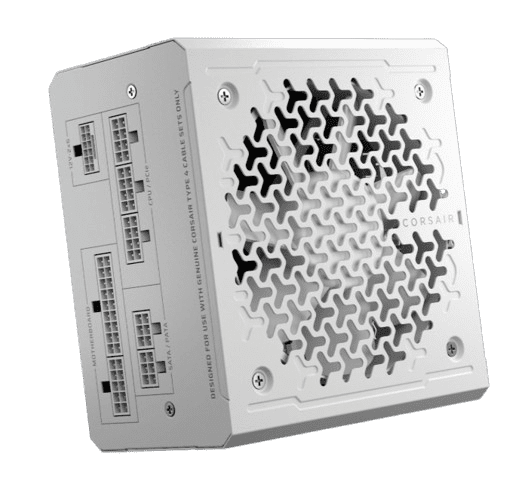 CORSAIR RM850e White sprednji pogled