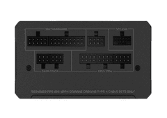 Corsair RM1000e modularni napajalnik, 1000W, ATX 3.1, črni (CP-9020297-EU)