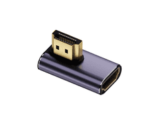 4smarts HDMI 8K kotni adapter komplet - 3× adapter + HDMI spojnik (siv)
