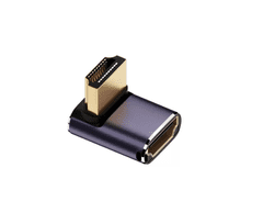 4smarts HDMI 8K kotni adapter komplet - 3× adapter + HDMI spojnik (siv)