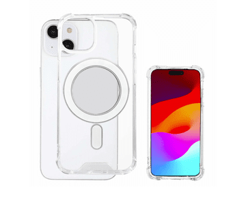 4smarts Hybrid MagSafe ovitek Ibiza za iPhone 15 Pro - prozoren