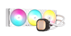 Corsair NAUTILUS 360 RS vodno hlajenje za procesor, ARGB, 360 mm, belo (CW-9060095-WW)