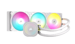 Corsair NAUTILUS 360 RS vodno hlajenje za procesor, ARGB, 360 mm, belo (CW-9060095-WW)