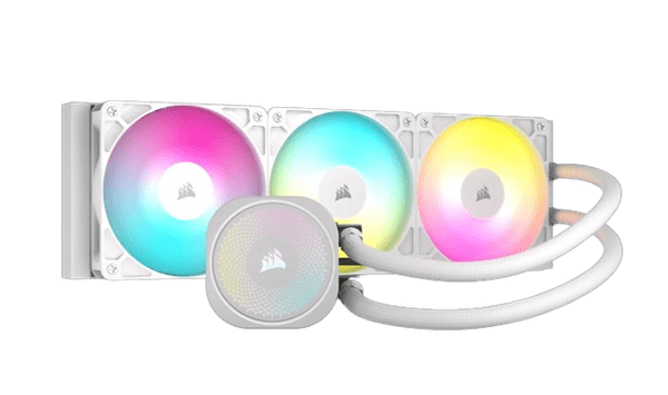 RS120 ARGB ventilatorji v beli barvi