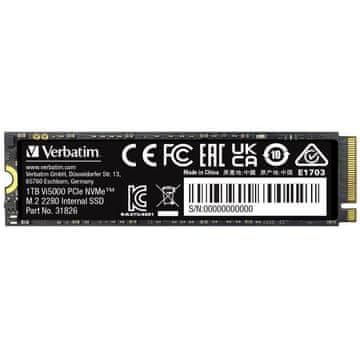 Verbatim 31826 SSD 1TB Vi5000 NVMe M.2