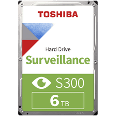 Toshiba S300 Surveillance 6 TB notranji disk, 8,89 cm (3,5), 5400 obratov/min (HDWT860UZSVA)
