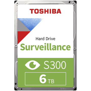 Toshiba S300 Surveillance 6 TB notranji disk, 8,89 cm (3,5), 5400 obratov/min (HDWT860UZSVA)