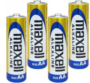 ZENWIRE Maxell Aa (R6) Alkalna Baterija, 4 Kos.