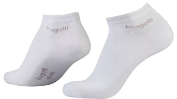 Bugatti 3 PAKET - moške nogavice 6765-660 bele