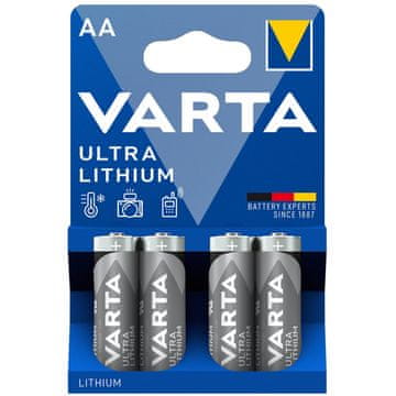 Varta Ultra litijeva baterija AA / LR6 4 paket