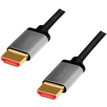 LogiLink HDMI kabel Ultra High Speed 8K/60 4K/120Hz 1m
