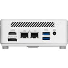 MSI Mini namizni računalnik Cubi 5 1M-441BEU barebone Core 3 / WiFi 6E + BT 5.3 / 1x2.5Gbps + 1x1Gbps (bel)