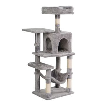 Aga Praskalnik za mačke 36x46x110 cm Siv