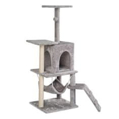 Aga Praskalnik za mačke 42x49x136 cm Siv
