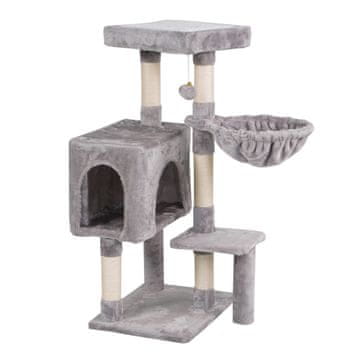 Aga Praskalnik za mačke 36x45x90 cm Sivo