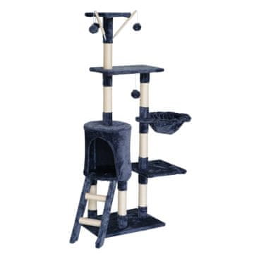 Aga Praskalnik za mačke 55x36x136 cm Temno siva