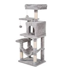 Aga Praskalnik za mačke 36x46x110 cm Siv