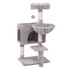 Aga Praskalnik za mačke 36x45x90 cm Sivo