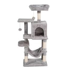 Aga Praskalnik za mačke 36x46x110 cm Siv