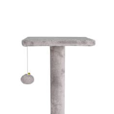 Aga Praskalnik za mačke 42x49x136 cm Siv