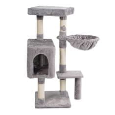 Aga Praskalnik za mačke 36x45x90 cm Sivo